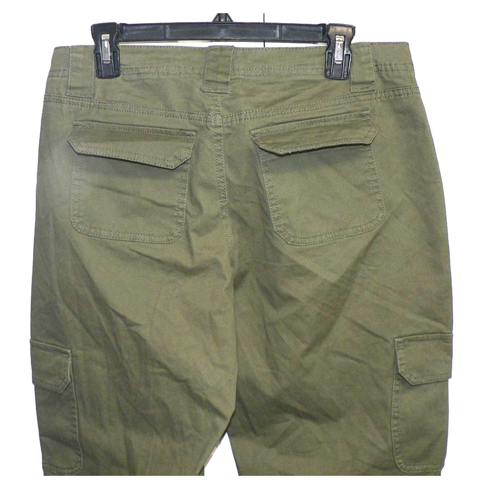 BBJ Los Angeles Women's Low Rise Wide Leg Cargo‎ Pants in Green Size 5/27 $68 - Picture 5 of 5
